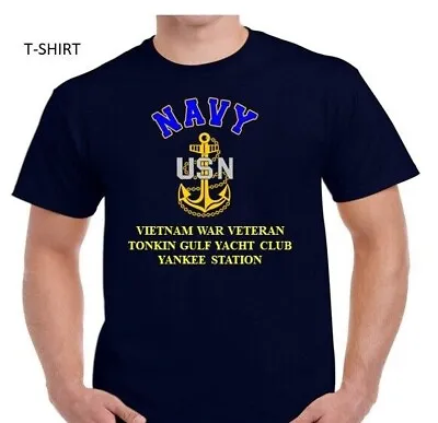 $69.95 • Buy Vietnam Veteran Tonkin Gulf* Yankee Station Navy *digital Color Clothing Apparel