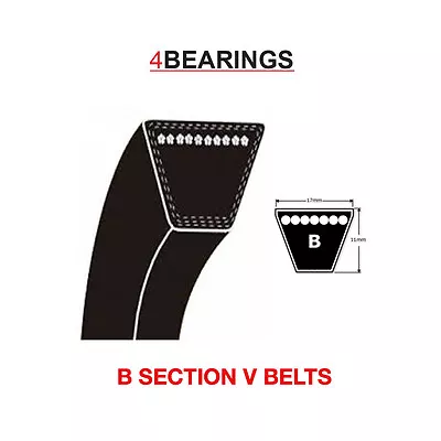 B55 B Section V Vee Belt 17 X 11mm • £9.46