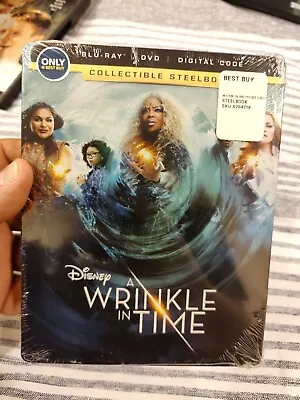 Disney A Wrinkle In Time - Steelbook Edition (Blu-Ray + DVD) NEW!!! • $11.21