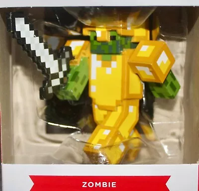 Hallmark 2022 Minecraft Zombie W/ Sword And Armor Christmas Red Box Ornament NIB • $13.14