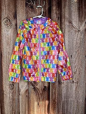 Disney Store Girl’s Mickey And Minnie Mouse Hooded Rain Coat Jacket Size 5-6 • $20.99