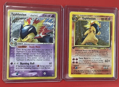 $100 • Buy Pokemon 1st Edition Neo Genesis Typlosion Lot Of 2