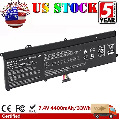 7.4V 38Wh C21-X202 Battery For ASUS VivoBook Q200E S200E X202 X202E X201 X201E • $15.59