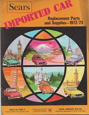 Sears Parts Catalog For Imports  1973 Vw Volvo Opel Benz • $12.99
