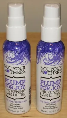 $9.90 • Buy 2 Not Your Mother's Plump For Joy Thickening Hair Lifter 4 Oz Total Travel Size