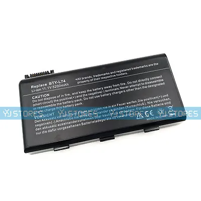 Battery For MSI A5000 A6000 A6200 CR500 CR600 CR610 CR630 CR700X BTY-L74 BTY-L75 • $25.75