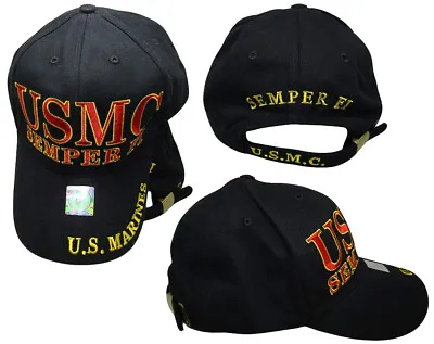 New Licensed Embroidered U.s. Marine Corps Usmc Semper Fi Fidelis Cover Cap Hat • $15.88