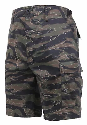 Tiger Stripe Camoflage Rothco 7085 Mens Bdu Combat Cargo Shorts S To 2x • $31.99