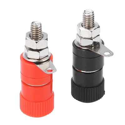 £3.07 • Buy 10pcs 4mm Banana Nuts Plug Jack Socket Speaker Terminal Binding Post Connector W