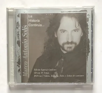 CD Marco Antonio Solis “La Historia Continua” EX BUKIS (2003) DVD Not Included • $9.99