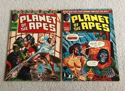Planet Of The Apes. Marvel Comics. UK. 2 Comics. Issue 6 & 7. #6 & 7. #6. #7 • £9.98