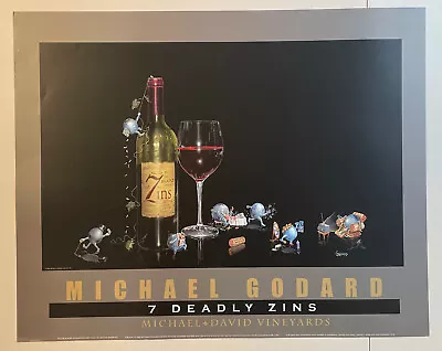 Michael Godard - 7 Deadly Zins (Print 30x24) • $150