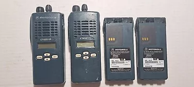 2X Motorola CT450-LS UHF RADIOS GMRS 450-520MHz  4W TESTED WORKING PARTS ONLY • $59.95