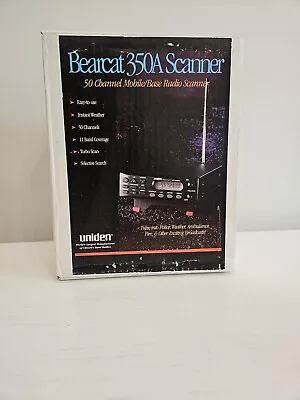 Uniden Bearcat BC350A 50 Channel 11 Band Programmable Mobile/Base Scanner  • $45