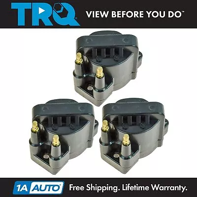 TRQ Ignition Spark Coil Pack Set Of 3 Kit For Buick Chevy Cadillac Pontiac V6 • $54.95