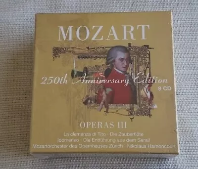 Mozart 250th Anniversary: Operas III (CD Sep-2005 9 Discs Warner Classics) • $49.88