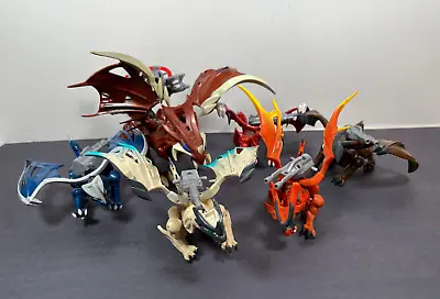 Mega Bloks Dragons Universe Figure LOT Clawripper Ironclaw Rapid Fire • $49.99