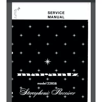 Marantz 2285B Service Manual 40 PAGES • $15.95