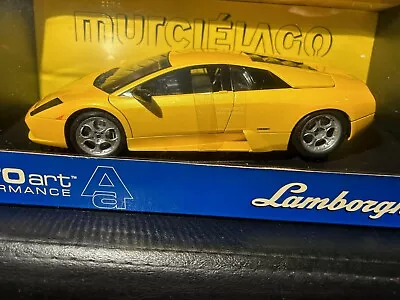 1/18 AutoArt 2002 LAMBORGHINI MURCIELAGO - YELLOW METALLIC - 1st GENERATION -NEW • $199.99