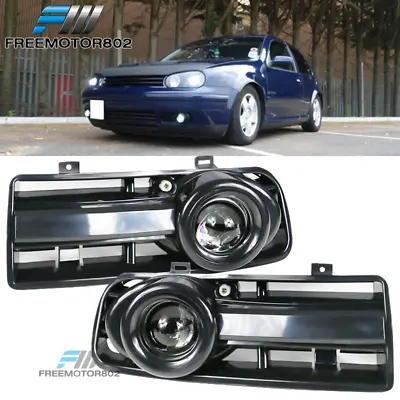 Fit 99-05 Volkswagen MK4 Golf Front Bumper Driving Projector Fog Lights Wiring • $50.09