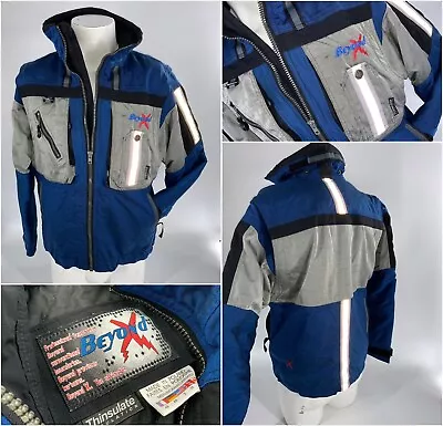 Beyond X Thinsulate Ski Jacket Vest S Men Gray Blue Convertible Zip YGI G3-190 • $79.98