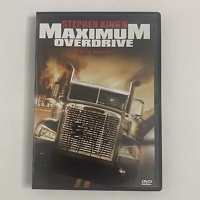 Maximum Overdrive (DVD 2006) Stephen King Emilio Estevez Pat Hingle RARE OOP • $18.99
