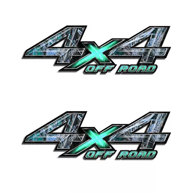 4X4 OFF ROAD Truck Bed Decals TEAL Camo Graphic Tall Grass 2 Pack A010TEALOR • $13.99