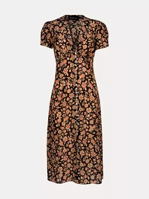 Realisation Par The Monica Floral Print Silk Dress Size L • $279