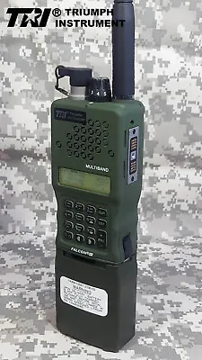 US Stock TRI AN/PRC 152 Multiband 12.6V 15W Handheld Radio MBITR Aluminum Shell • $320