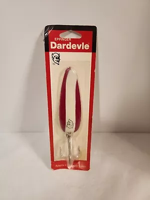 NEW Eppinger Dardevle® Husky Delve Spoon Red/White & Copper Back 316 3-1/4oz • $15