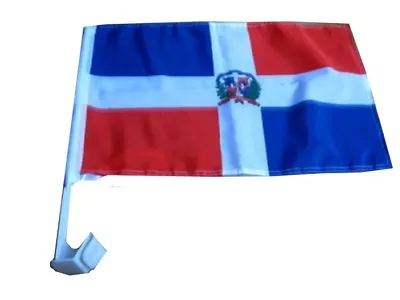 (2 Pack) Dominican Republic Country Car Window Vehicle 12x18 12 X18  Flag • $15.55
