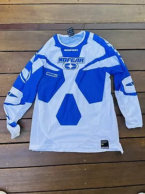 No Fear Motocross Jersey Vintage MX Shirt L • $70