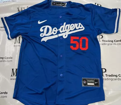 Mookie Betts Alternate Blue Los Angeles Dodgers Jersey Men's 3XL Jersey • $79.99