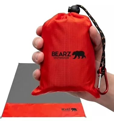 BEARZ Outdoor Camping Blanket - Lightweight Travel Blanket Waterproof & Picnic  • £15