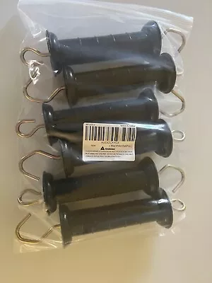 6 Pcs Plastic Electric Fence Gate Handle Insulators Gate Handle With Spring • $9.99