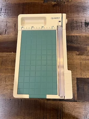 Quartet Mini Paper Cutter Trimmer Guillotine Arts And Crafts Scrapbooking 4 Inch • $15