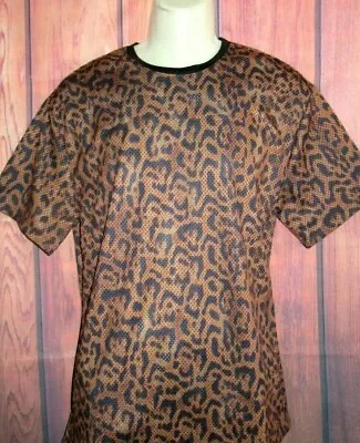 Mens Forever 21 Cheetah Leopard Animal Print T-shirt Size M • $19.50