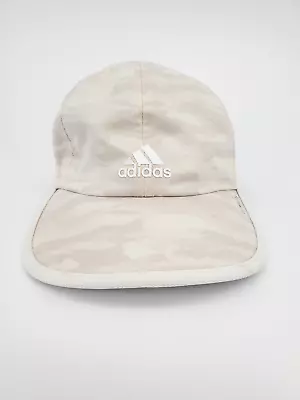 Adidas Hat Cap Strap Back Adjustable White Climalite Womens • £7.71