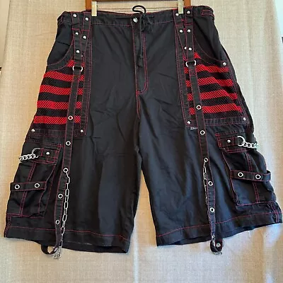 Vintage Tripp NYC Daang Goodman Rave Pants 3XL Goth W/ Straps & Chains EUC • $189.95