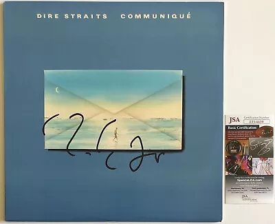 Mark Knopfler Dire Straits Signed Communique Vinyl Record Autographed Jsa Coa • $764.99