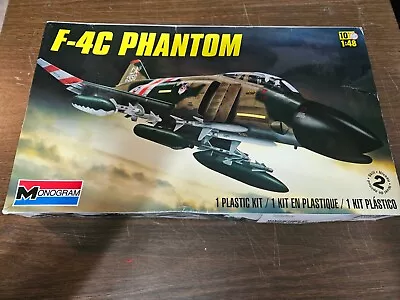 Monogram F-4C Phantom 1:48 2011 Model Kit NOS Open Box Sealed Parts  • $34