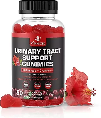 Potent D Mannose With Cranberry Gummies Urinary Tract Health For Women & Men • $19.97