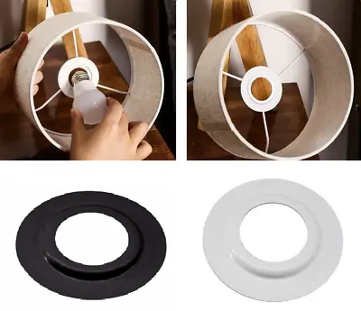 New Lamp Shade Reducer Ring Washer Metal Plate Adapter Converter Light Fittings • £2.09