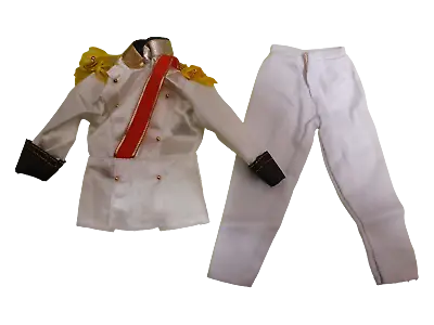 G.i. Joe Ken Action Man Doll Clothes 2 Piece White Military Jacket & Trousers • £5.95