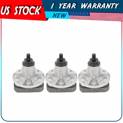 ✔3 Pack Spindle Assembly W/Pulley Nut For John Deere L111 L118 L120 L130 • $64.99