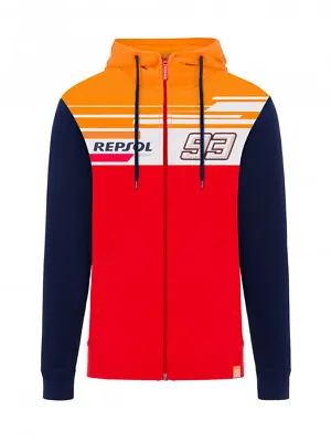 New Genuine Honda Hoodie Hoody Moto Gp Racing Marc Marquez Full Zip #mm93  • $75.76