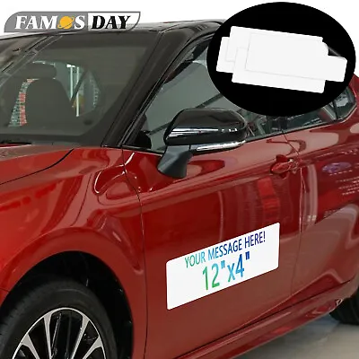 4Pack 30mil Thick 12 X4  Flexible Blank Car Door Strong Magnetic Signs Trimmable • $10.99