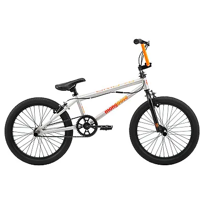 Mongoose Mongoose Grid 90 BMX Freestyle Bike 20-Inch Wheels Single Speed Silv • $222.24