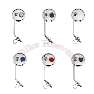 ALTA Chrome Round Rear View Bicycle Mirror Reflector Beach MTB Cruiser Lowrider  • $12.99