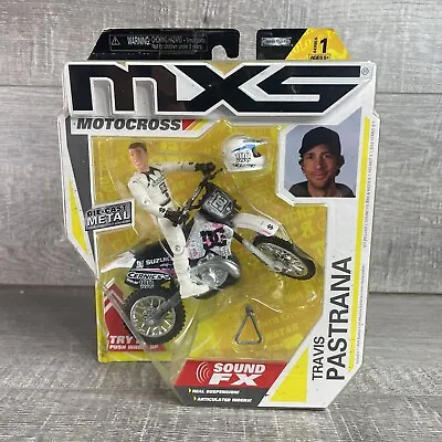 MXS Travis Pastrana Motocross Figure Supercross Sound FX SFX Series 1 Sealed New • $89